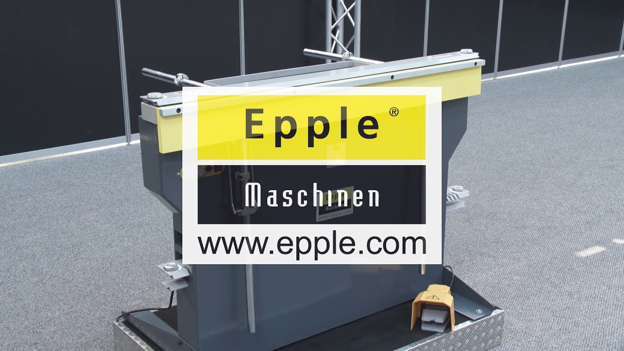 Epple Maschinen Magnetische Abkantbank MAKB 1.250-1,6 Produktfilm