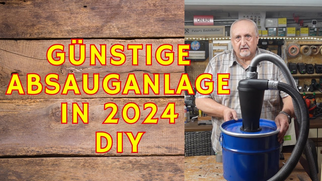 Zyklonabscheider selber bauen / Absauganlage Zyklon Absaugung#diy #werkstatt #holzarbeiten