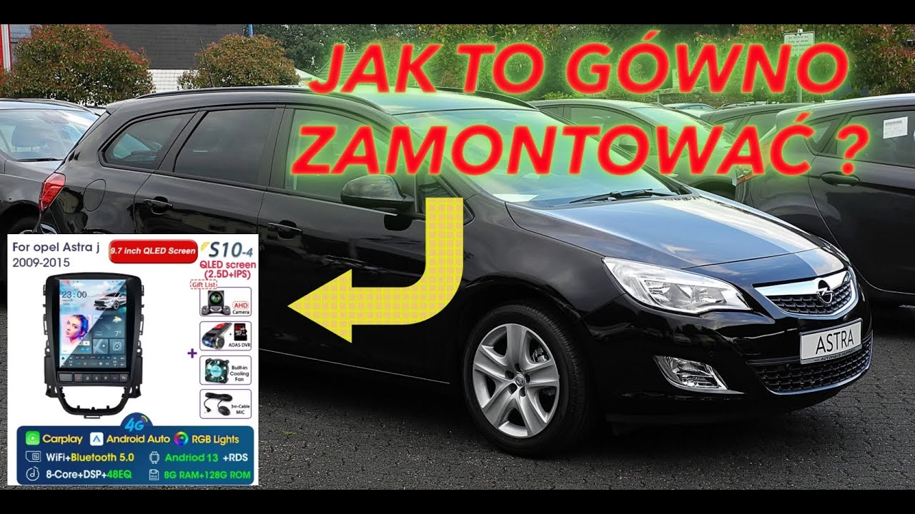Opel Astra J | Radio tablet TESLA style. Montaż od zera. Jak to ogarnąć? | Cz.1 |