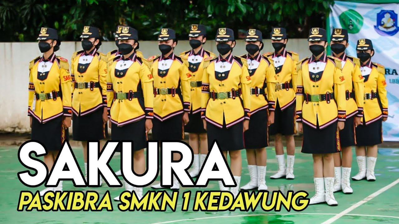 GILA BIKIN MERINDING! SAKURA COMEBACK JUARA UTAMA 1 PASKIBRA SMKN 1 KEDAWUNG - LKBB BRIGASTA 2022