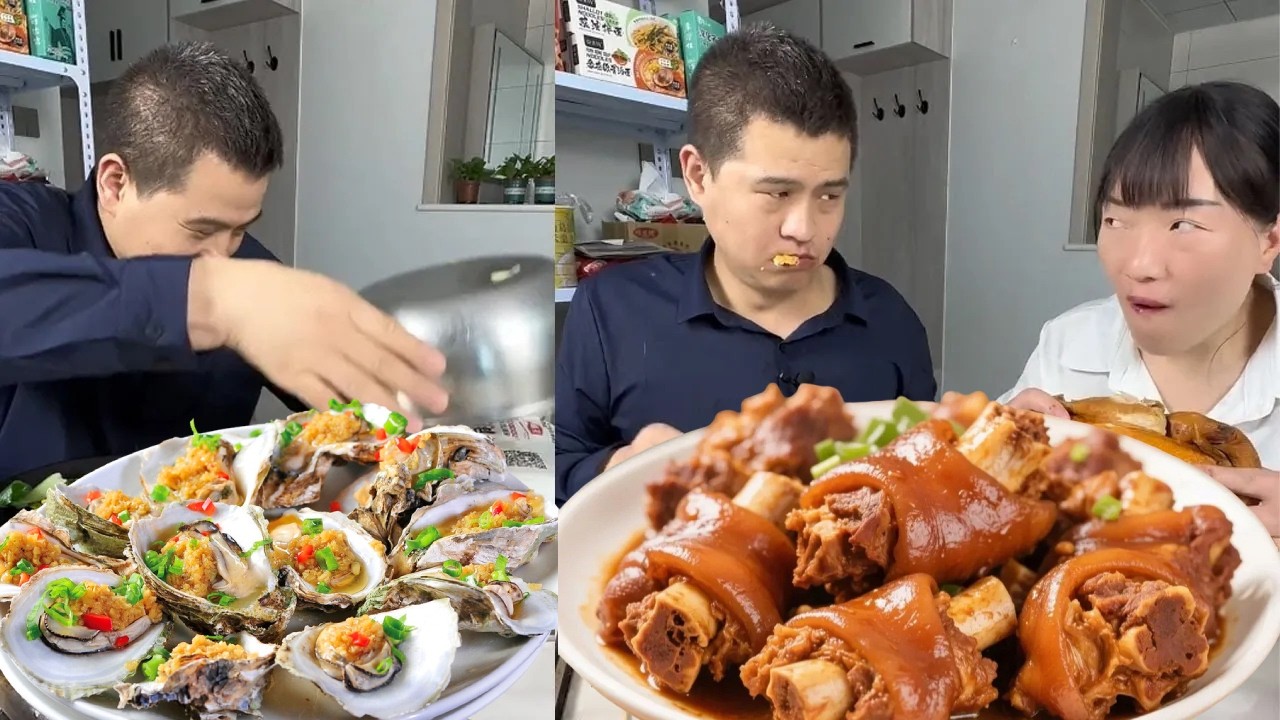 Prank Husband  The Gluttonous Husband Secretly Hid The Meat, But I Ate It Up In The End funny couple