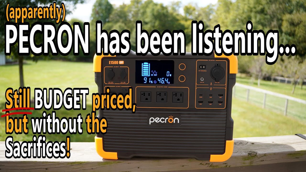 НОВЫЙ E1500LFP от PECRON: стоит ли конкурентам беспокоиться? (Да...)