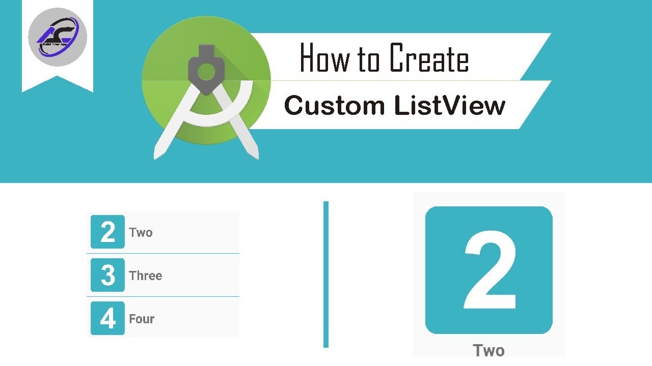 How to Create Custom ListView in Android Studio | CustomListView | Android Coding