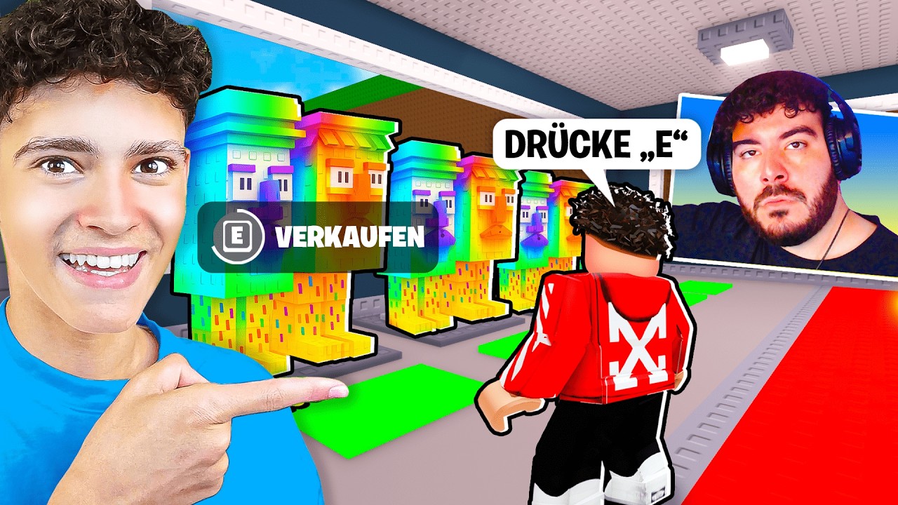 Ich PRANKE Flakezc als TRAINER in Steal A Brainrot und KLAUE ALLES...🤣
