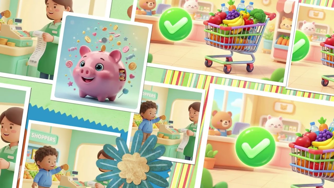 Shopping & Money (EN→DE) 💶🛒 Learn German A2 | Kids Song | HyKidzMusic #HyKidzMusic