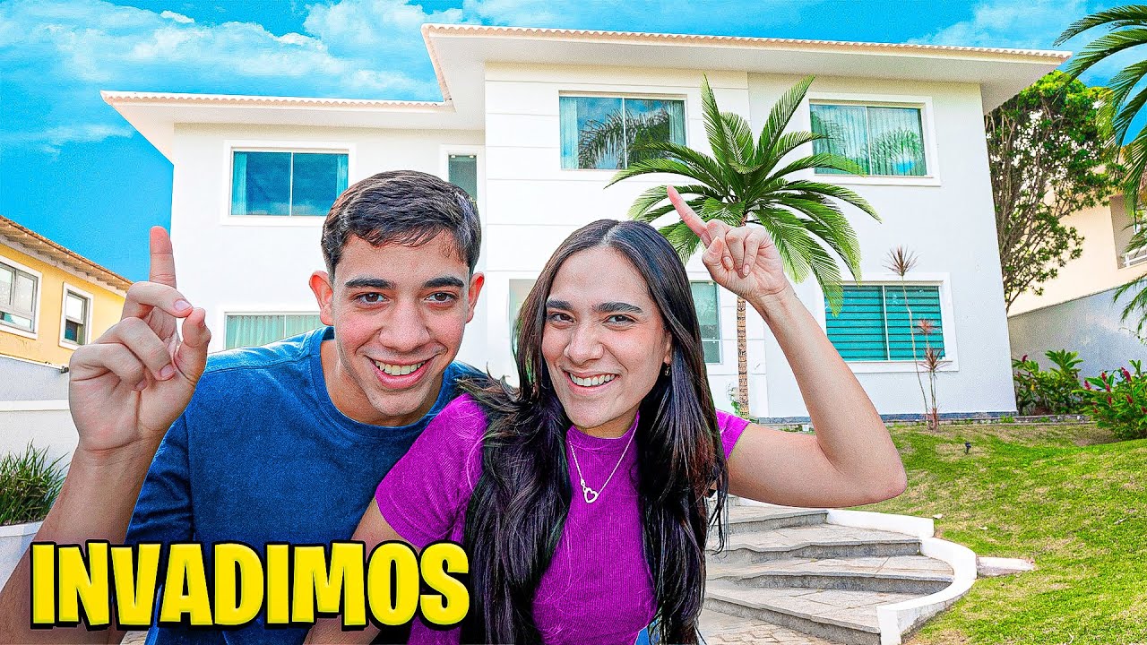 INVADIMOS A NOVA MANSÃO RAFA E LUIZ SEM ELES SABEREM
