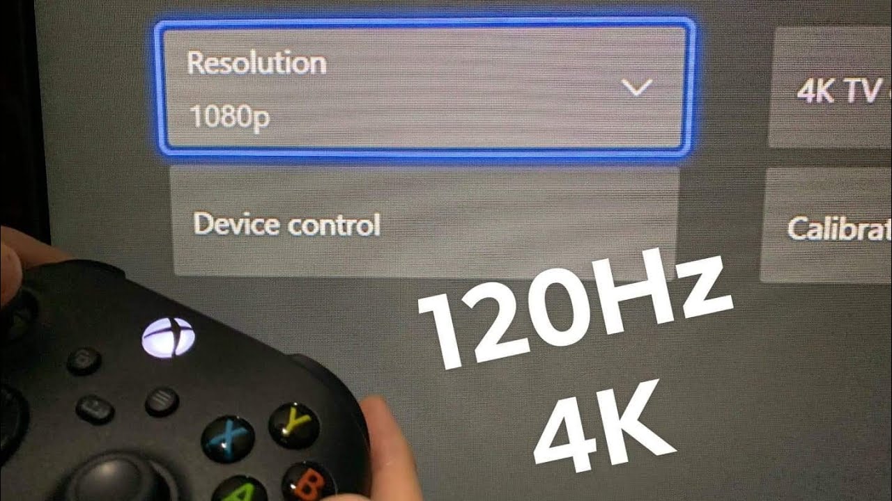 Xbox Series X / S Enable 120 fps & 4K!