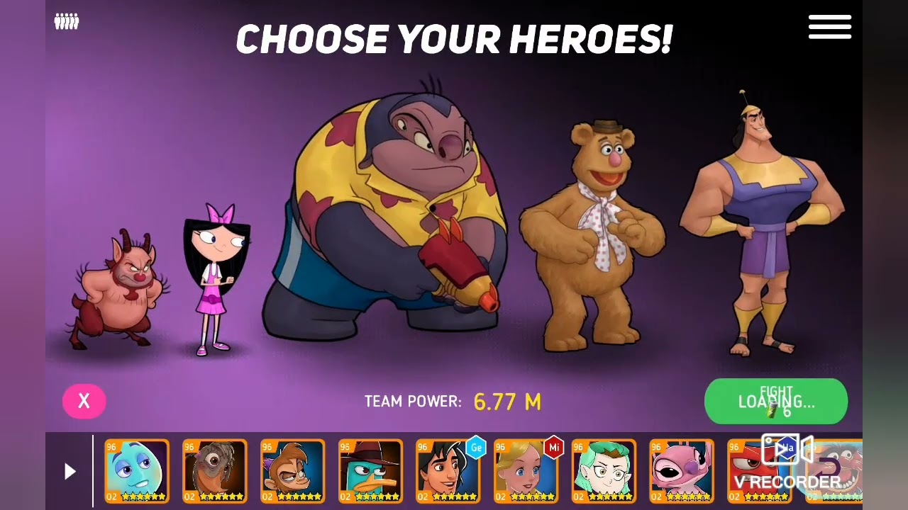 My Top 5 Strongest Battle Team Power 36 From Disney Heroes Battle Mode #DisneyHeroesBattleMode 