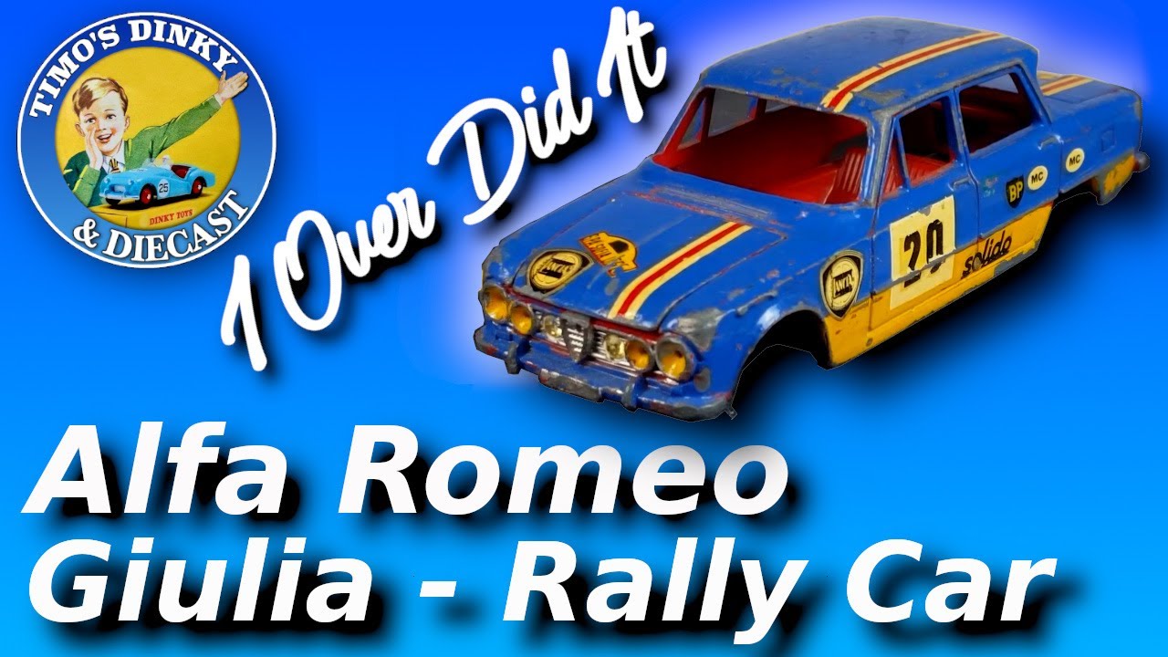 Dinky 1401 Alfa Romeo Giula #реставрация #корги #dinky