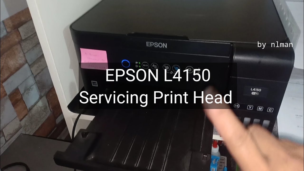 EPSON L4150 - Cleaning Print Head #shopeetagtowin 