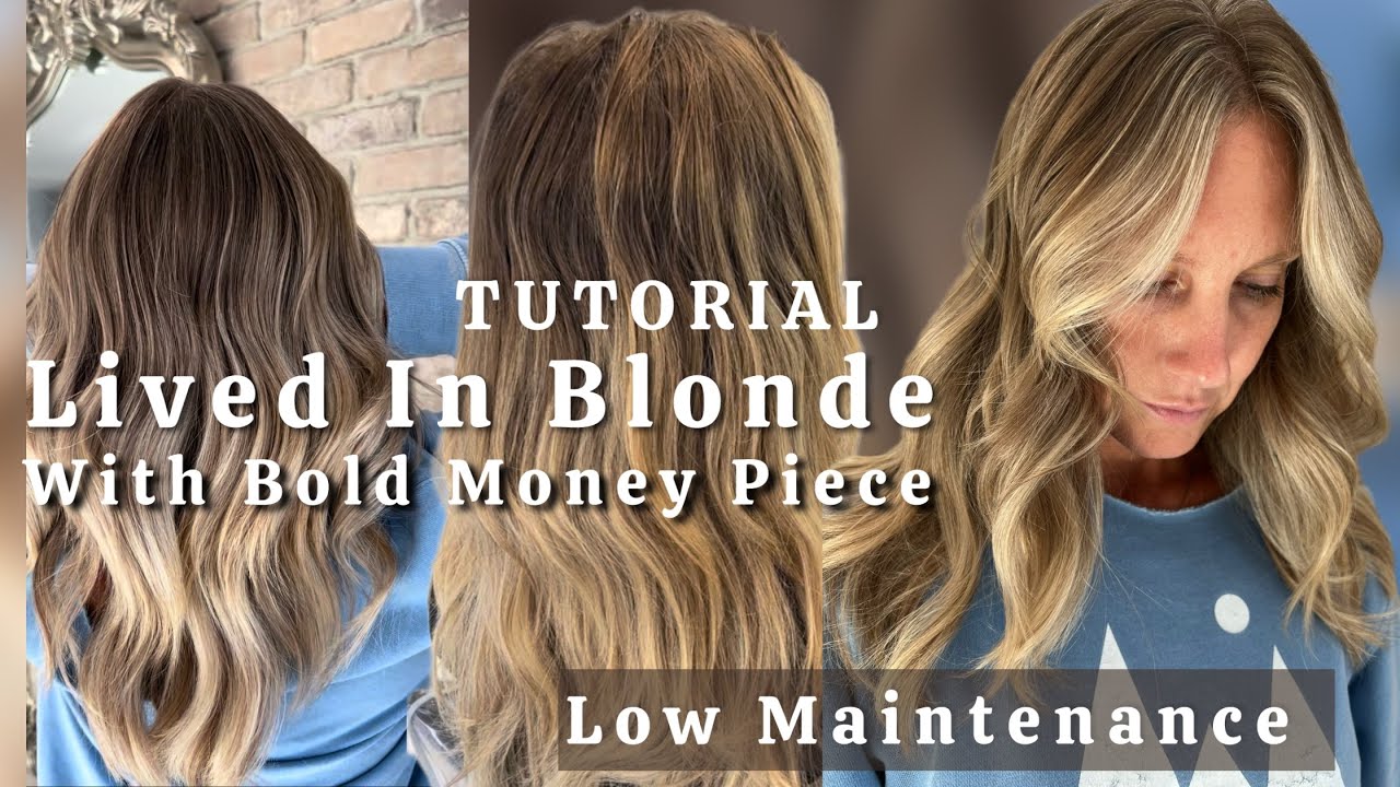 TUTORIAL | Lived In Blonde With BOLD Money Piece LOW MAINTENANCE