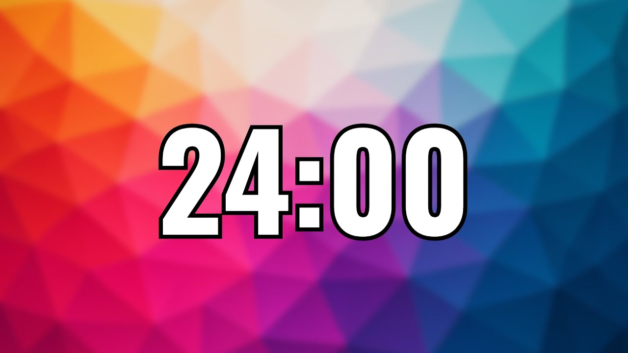 24 Minute Timer