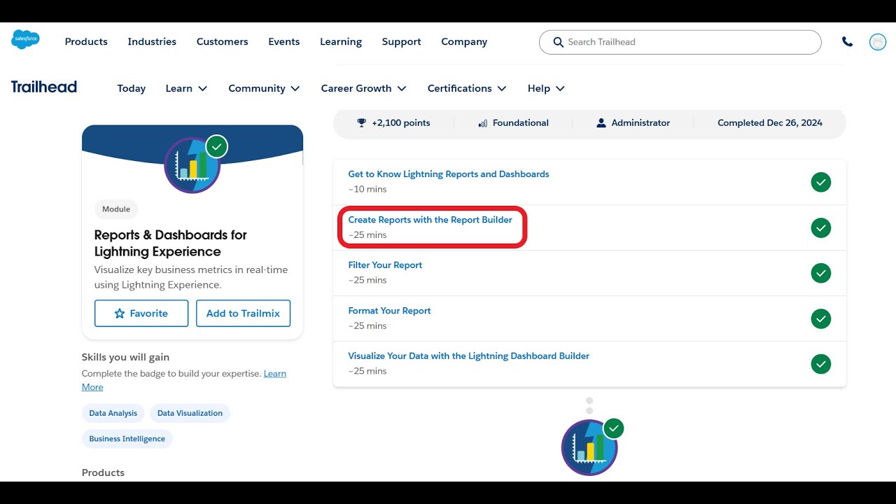 Create Reports with the Report Builder | Reports & Dashboards for Lightning Experience | Trailhead