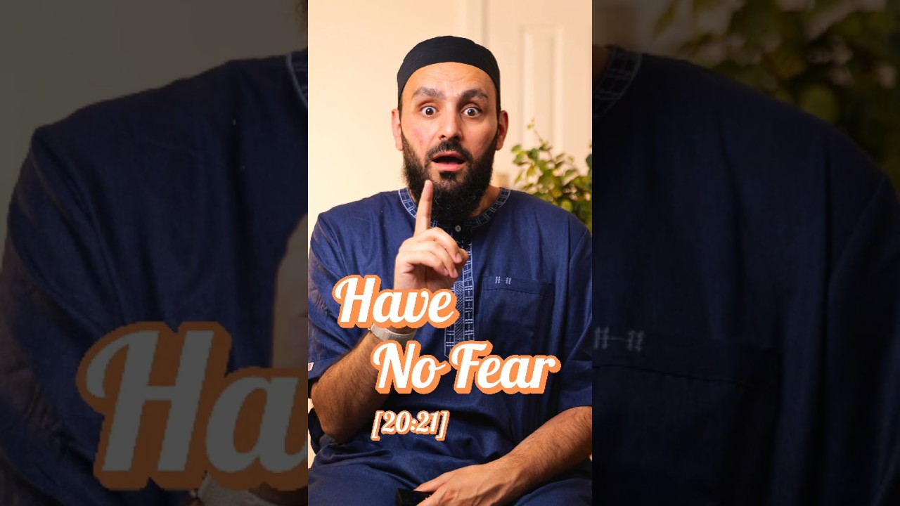 HAVE NO FEAR [20:21] #IslamicReminder #QuranReflection #FaithOverFeelings #ObeyAllahFirst #SurahTaha