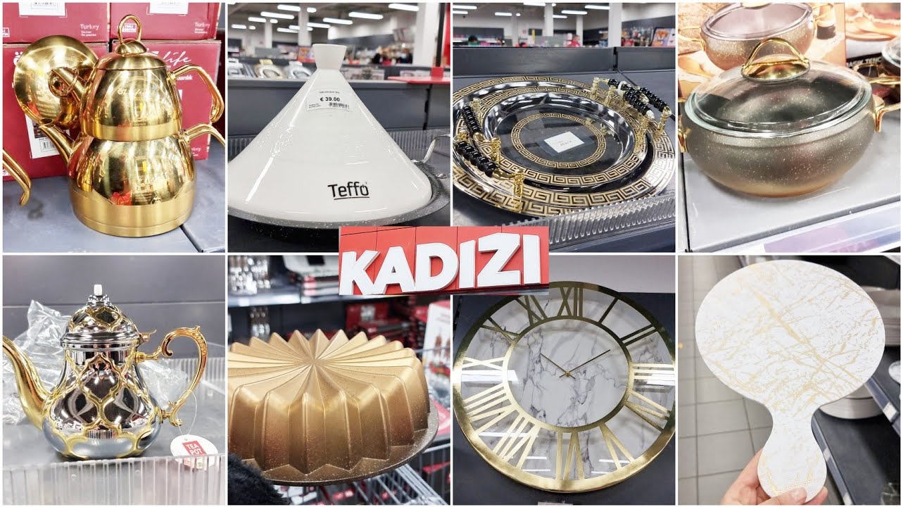 جديد كيهبل عند أشهر محل تركي KADIZI BRUXELLES رخا كيخلع أواني ديكورات تخفيضات زرابي همزة لهموز ضجة