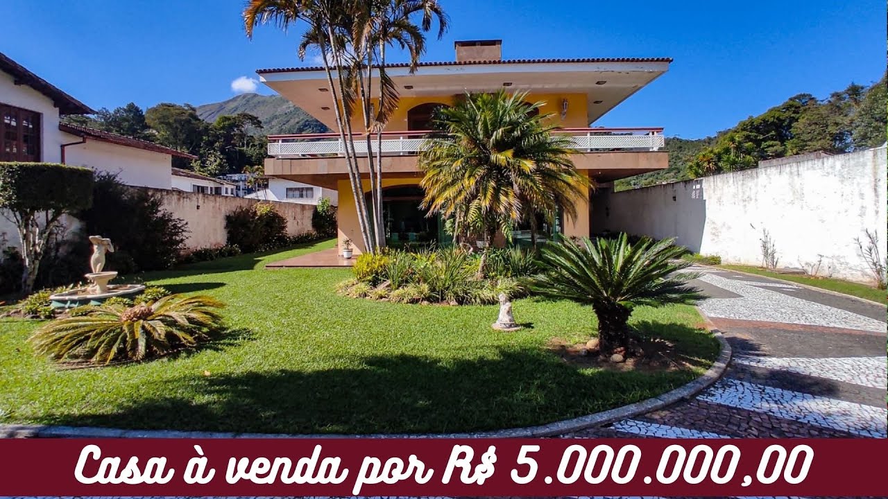 CASA À VENDA NO BAIRRO ALTO, EM TERESÓPOLIS - RJ POR R$ 5.000.000,00