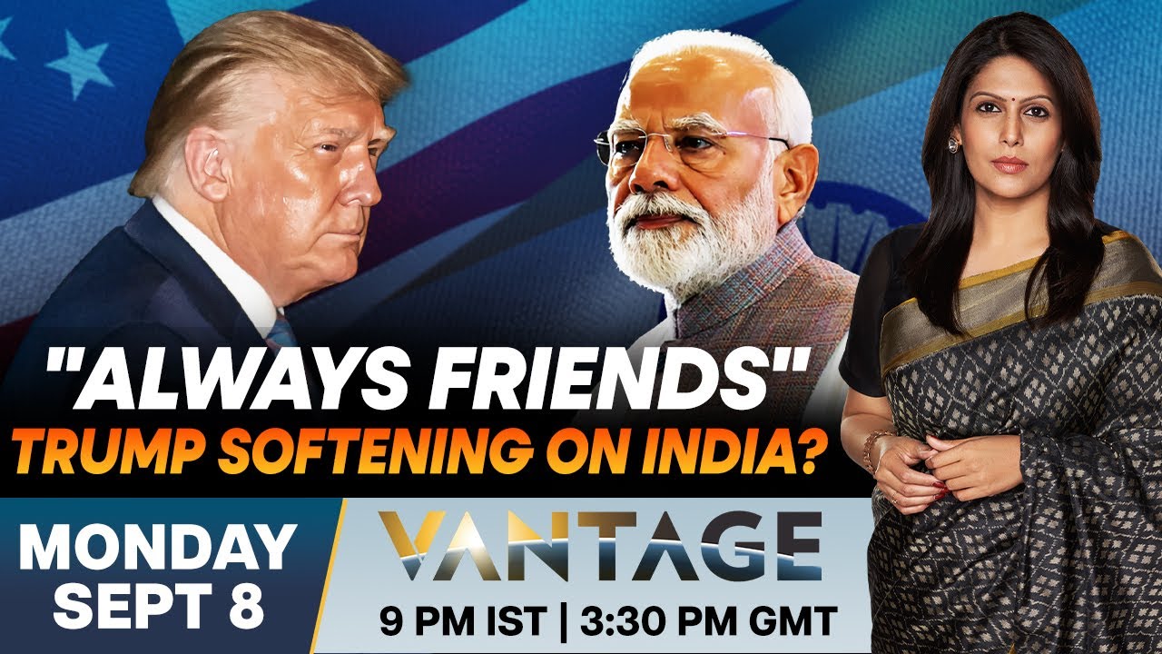 LIVE: Trump Praises PM Modi and India Amid Tariff Attacks | Vantage with Palki Sharma | N18G