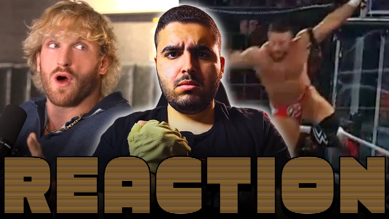 Logan Paul defends LA Knight on his botch during the Elimination Chamber! 🇺🇸😬🤦🏻‍♂️      ️