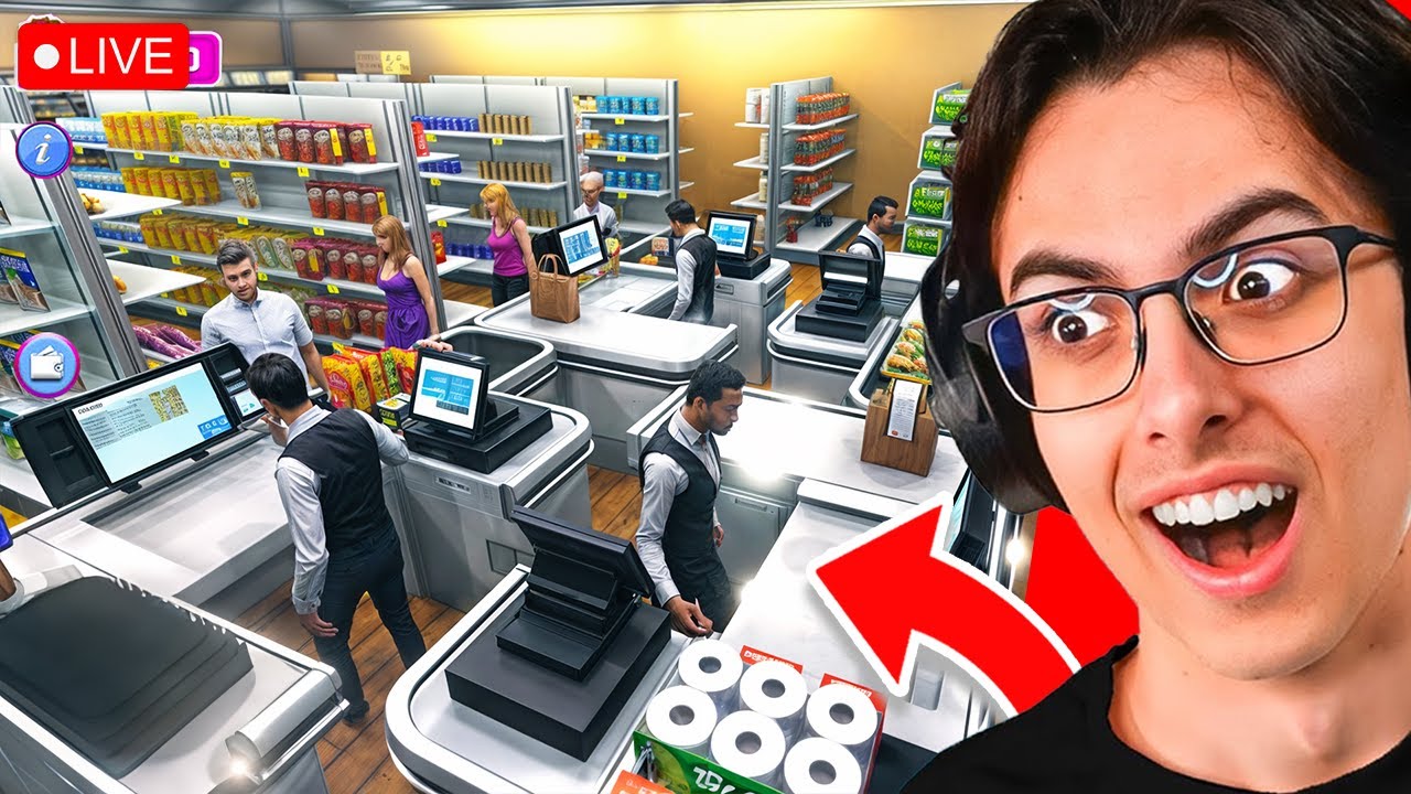 *LIVE STREAM* VARIETY GAMING, SUPERMARKET SIM, INTO SCARY GAMES CHAT PICKS (LOSING MY MIND)
