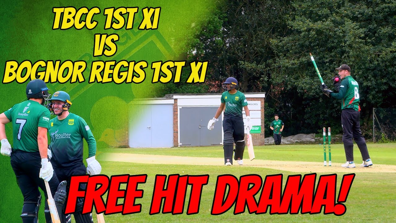 FREE HIT DRAMA! | TBCC 1st XI vs Bognor Regis 1st XI | Cricket Highlights