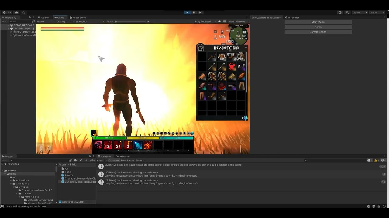 Invector + RPG Builder Integrations - Equipping