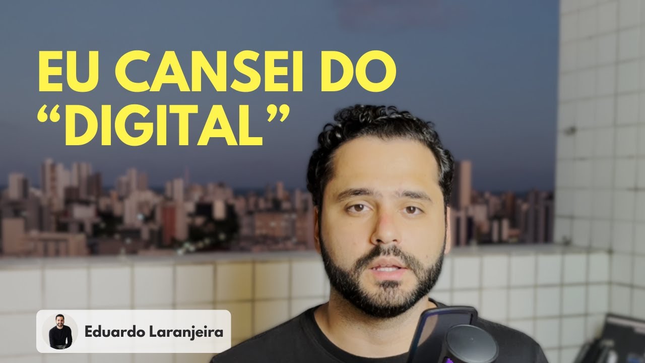 Porque estou cansado do digital (e você também deveria)