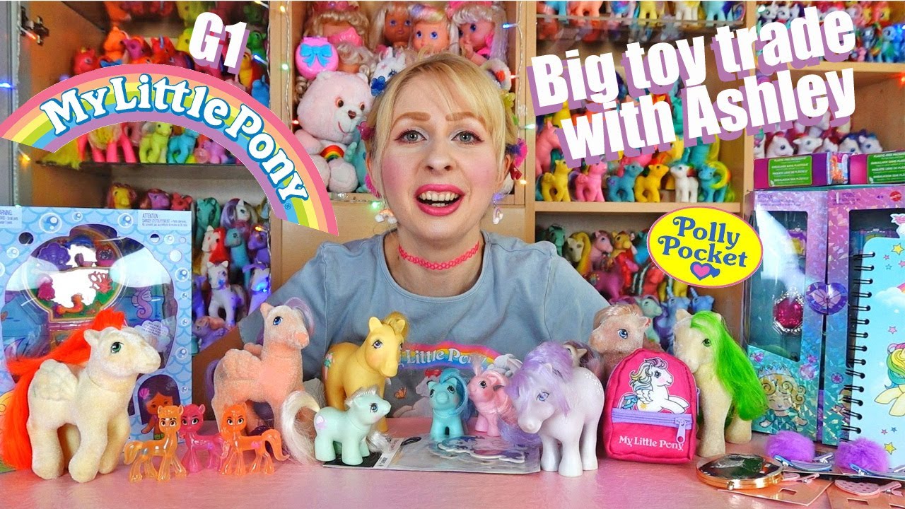 Big vintage toy trade unboxing - G1 My little Pony, Polly Pocket Keepsake and more