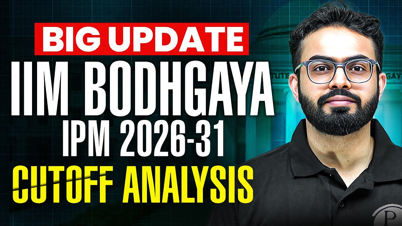IIM Bodhgaya IPM 2026 Official Shortlisting Explained | Cutoff Analysis Guide | JIPMAT 2026