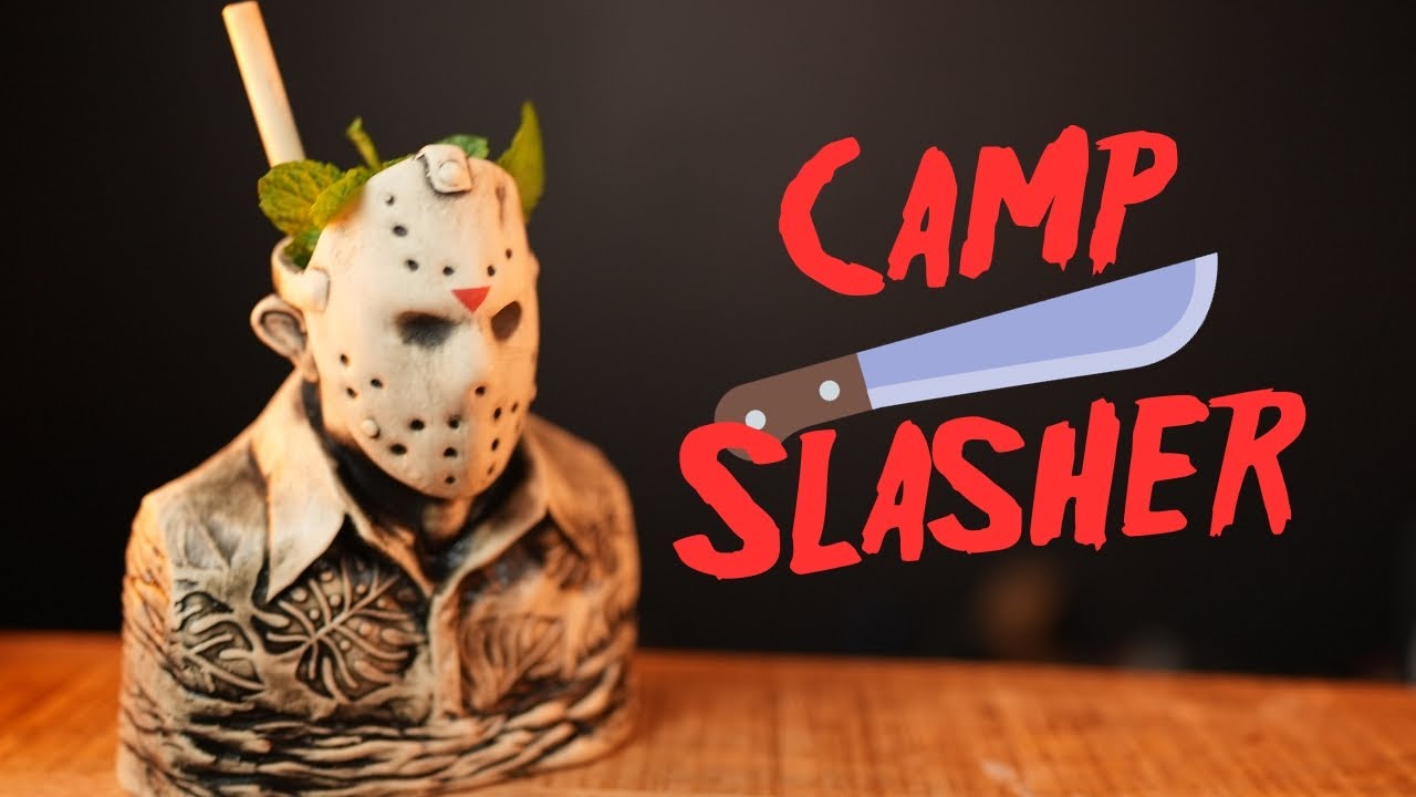 BEST Halloween Cocktails- The Camp Slasher- Friday 13th