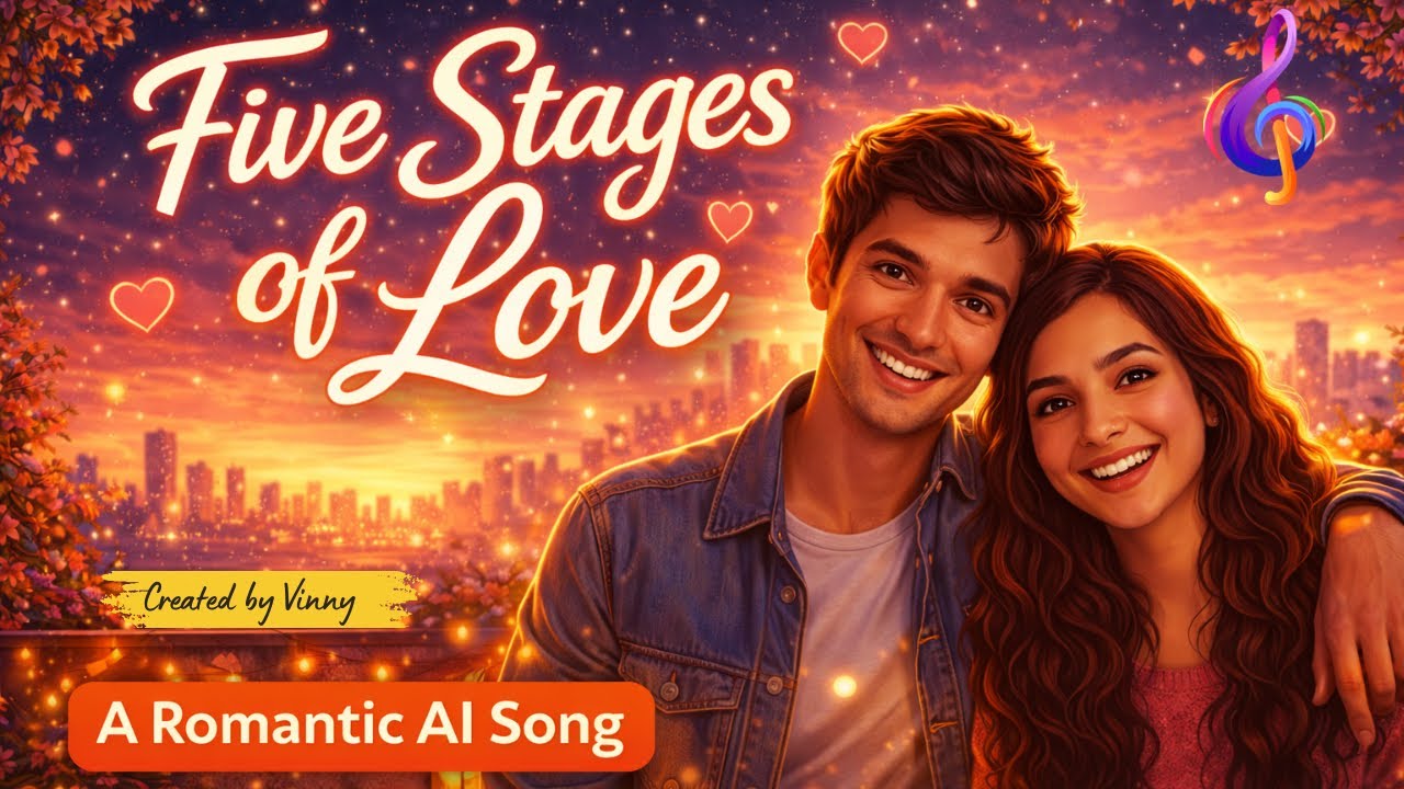 Five Stages of Love ❤️ || @suno AI Song About Modern Relationships || Vinny