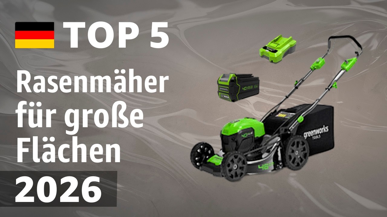 TOP—5. Beste Rasenmäher für große Flächen. Test & Vergleich 2026