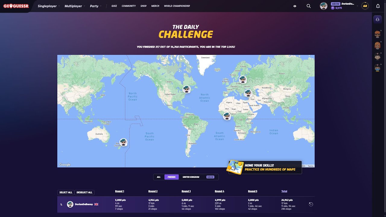 scanning for a place that doesn't exist | geoguessr daily challenge #134 (1/2/2026)