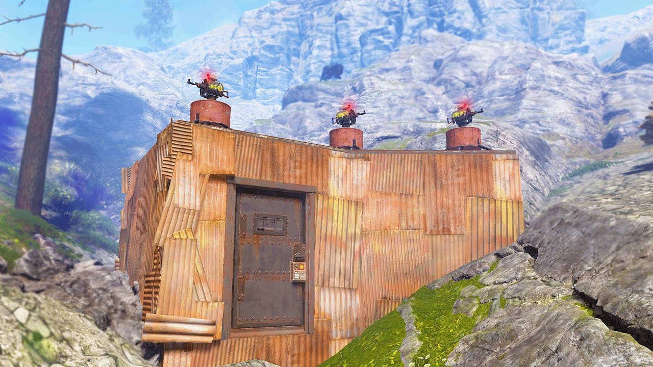 i built a hidden canyon base...