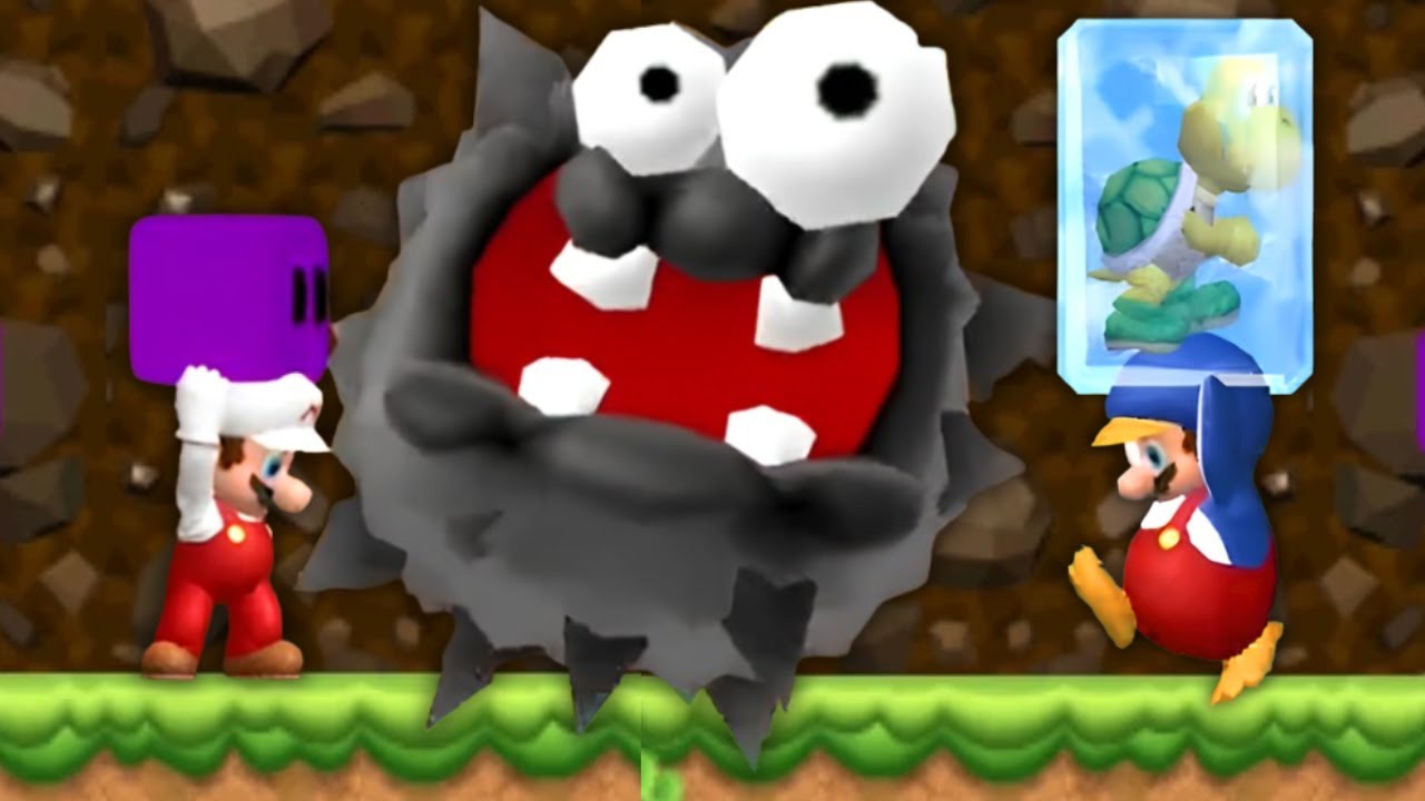 Newer Super Mario Bros. Wii - Yoshi's Island 100% Walkthrough: World 1