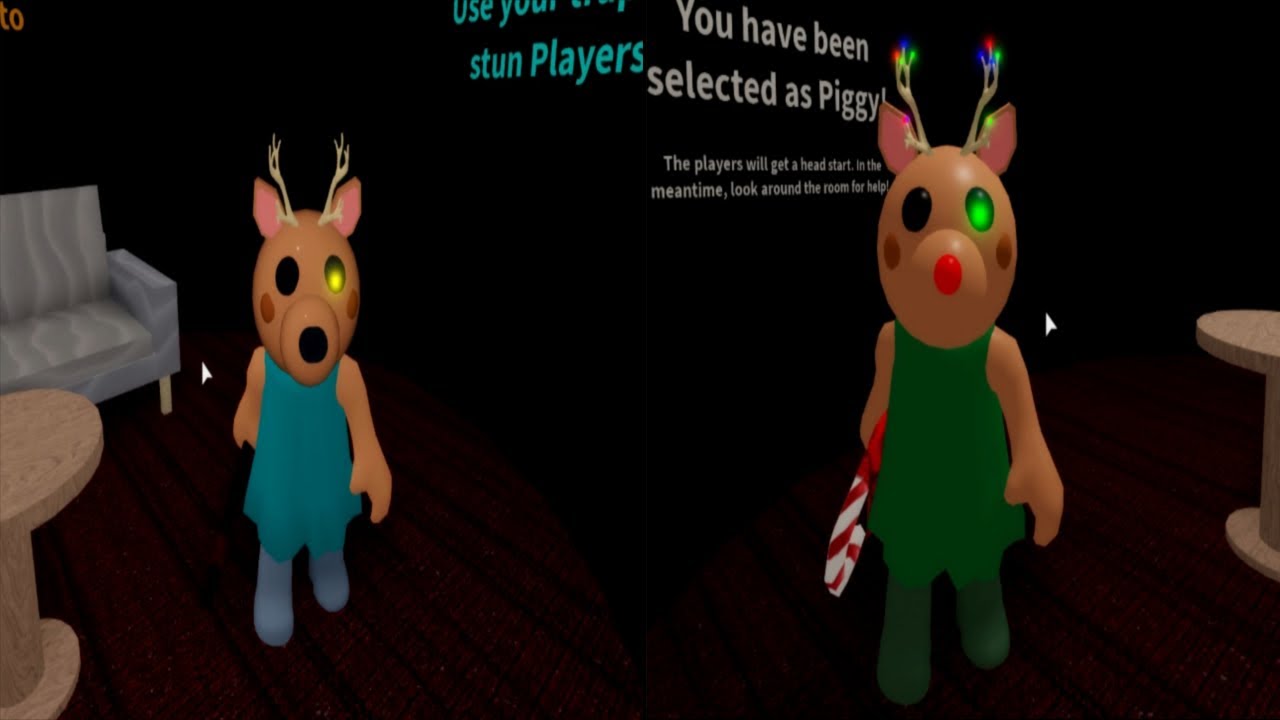 Playing with Dessa vs Playing with Reindessa - Roblox Piggy