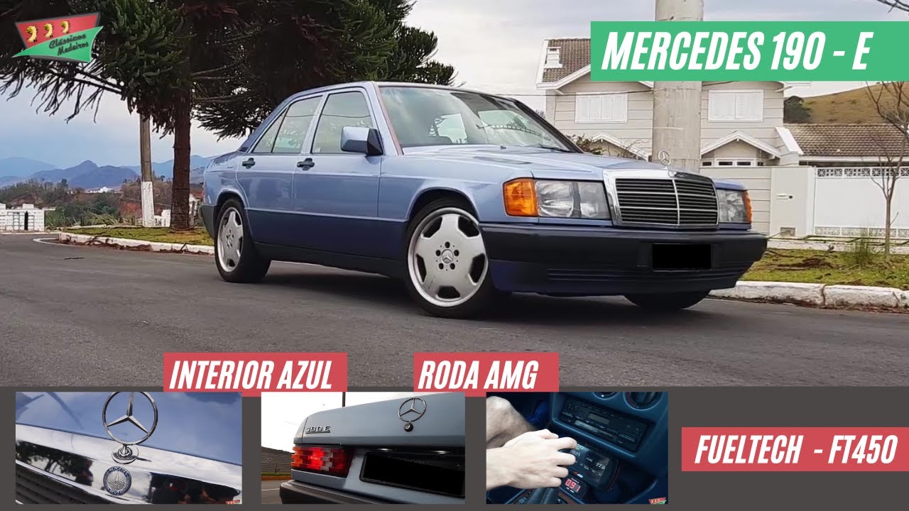 MERCEDES-BENZ 190E com Fueltech em detalhes - Carros que marcaram época | Série Alemães