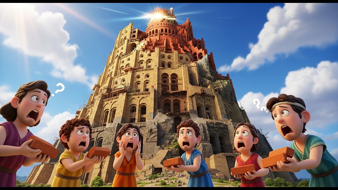 🌍 The Tower of Babel – Animated Bible Story 🏗️