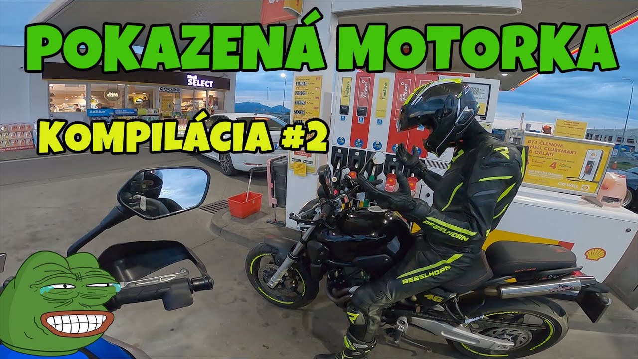 Kompil&aacute;cia z ciest #2 | jedna pokazen&aacute; motorka a ne/priateľsk&iacute; vodiči