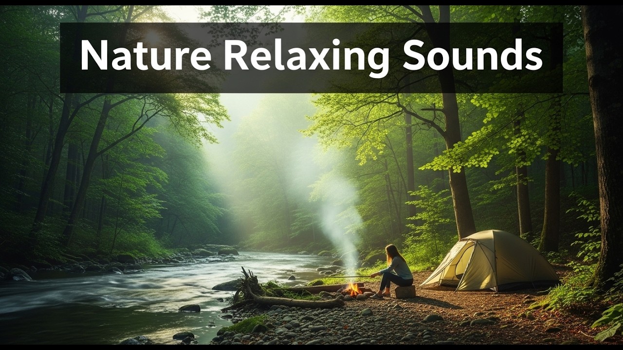 Peaceful Nature Sounds with Relaxing Music - (Forest Relaxing Music For Sleep)