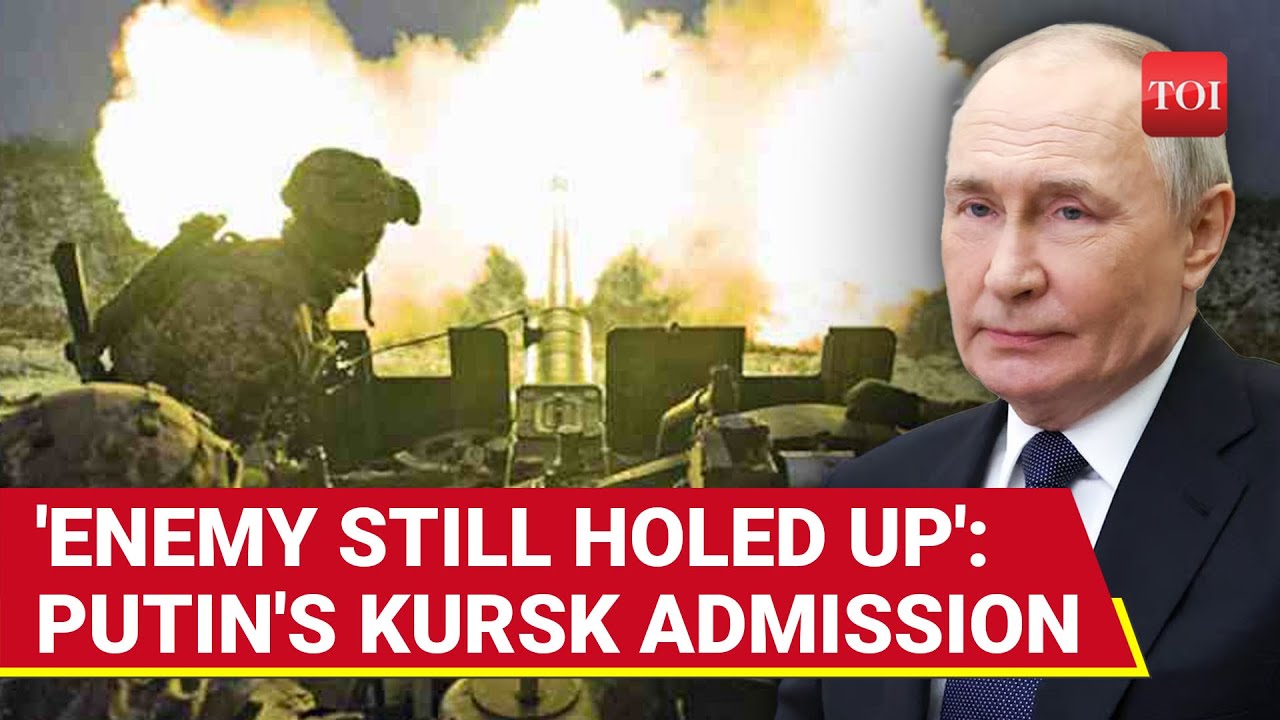 'Surrender Or...': Putin's Big Offer To Ukrainian Troops 'Cornered' In Kursk | FULL ENGLISH REMARKS