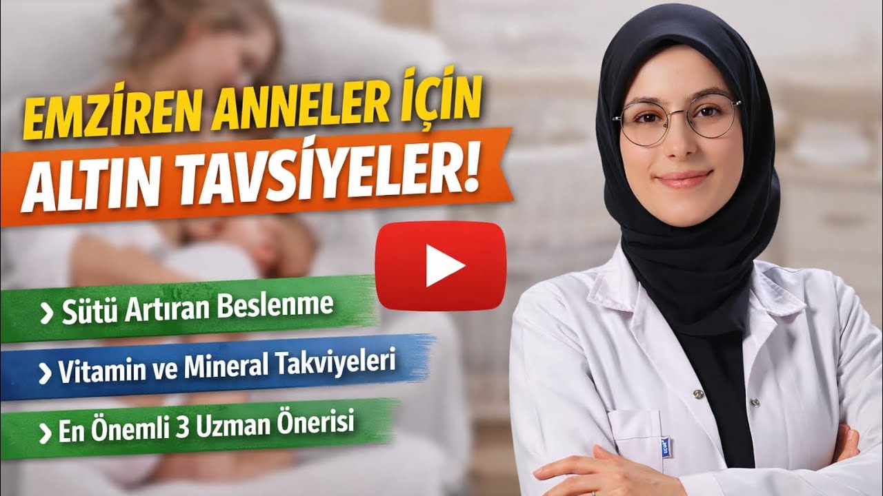 Emzirirken ne yiyelim, hangi vitaminleri kullanalım? Emzirme rutinim / Dr. Rabia Nurullah 