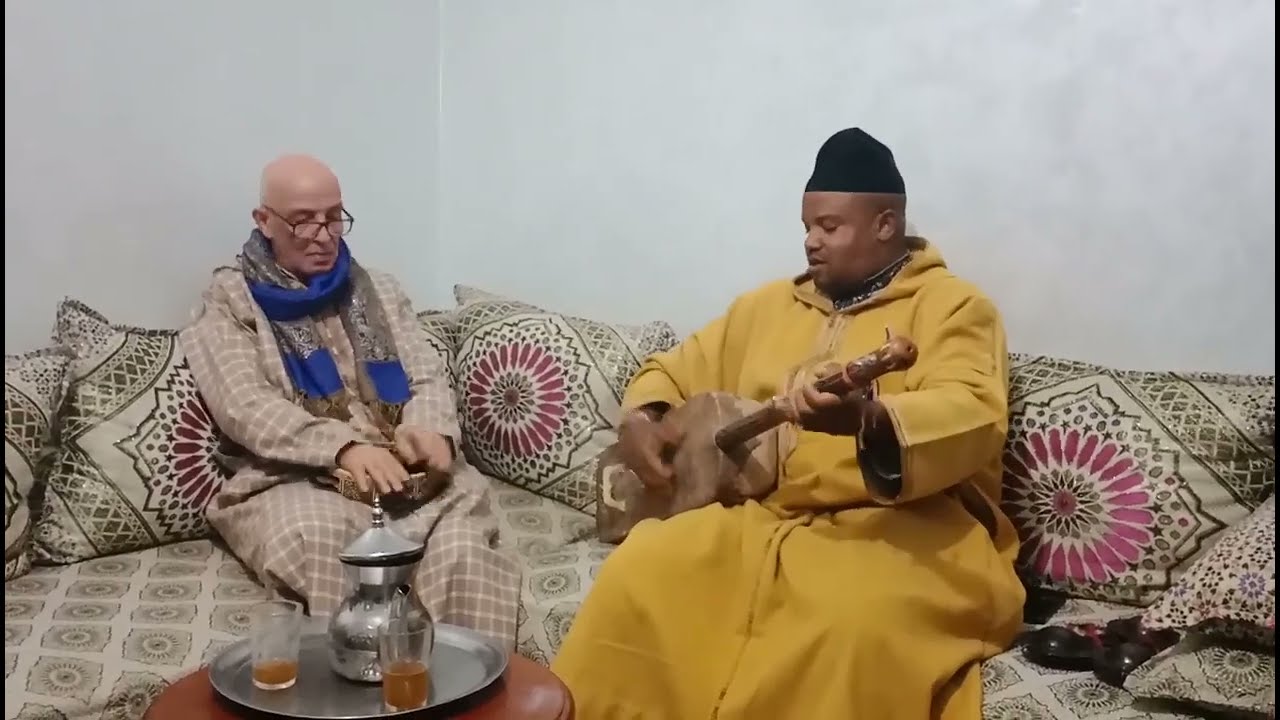 لمعلم المراكشي مصطفى العلاوي عند م موتنا السباعي (الموساويين) gnawa
