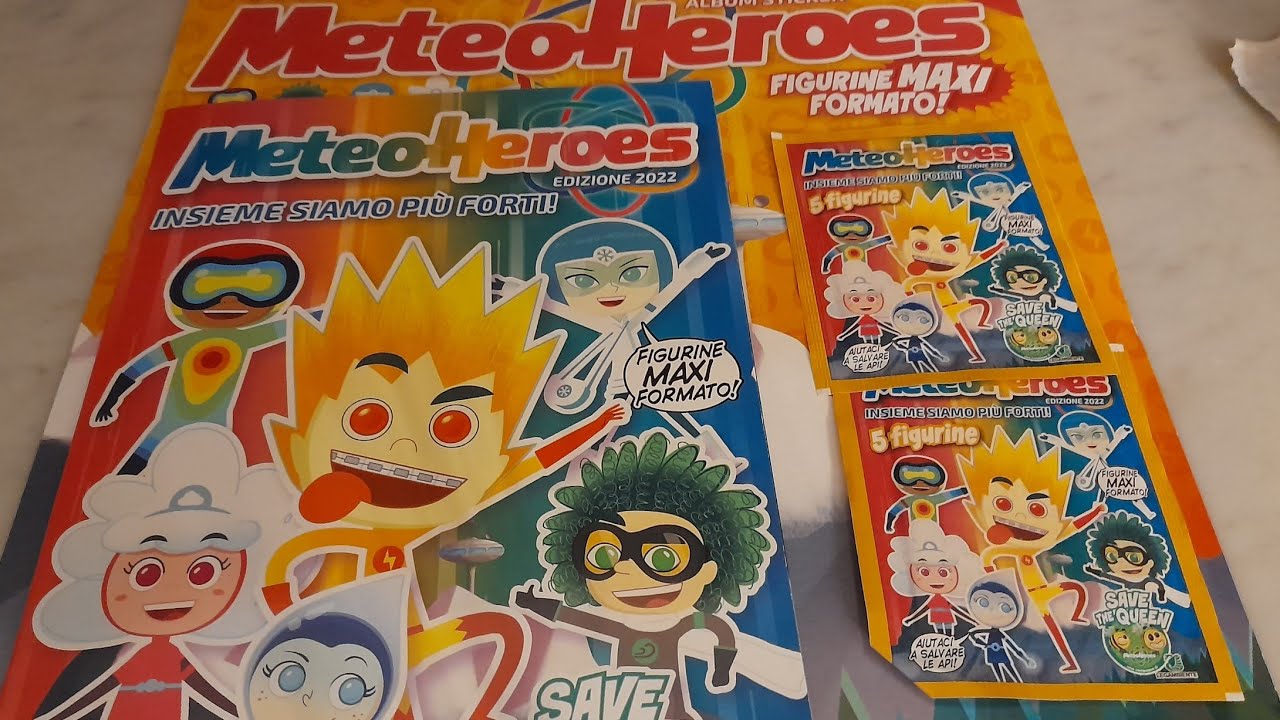 MeteoHeroes I'album delle Maxi figurine 2022