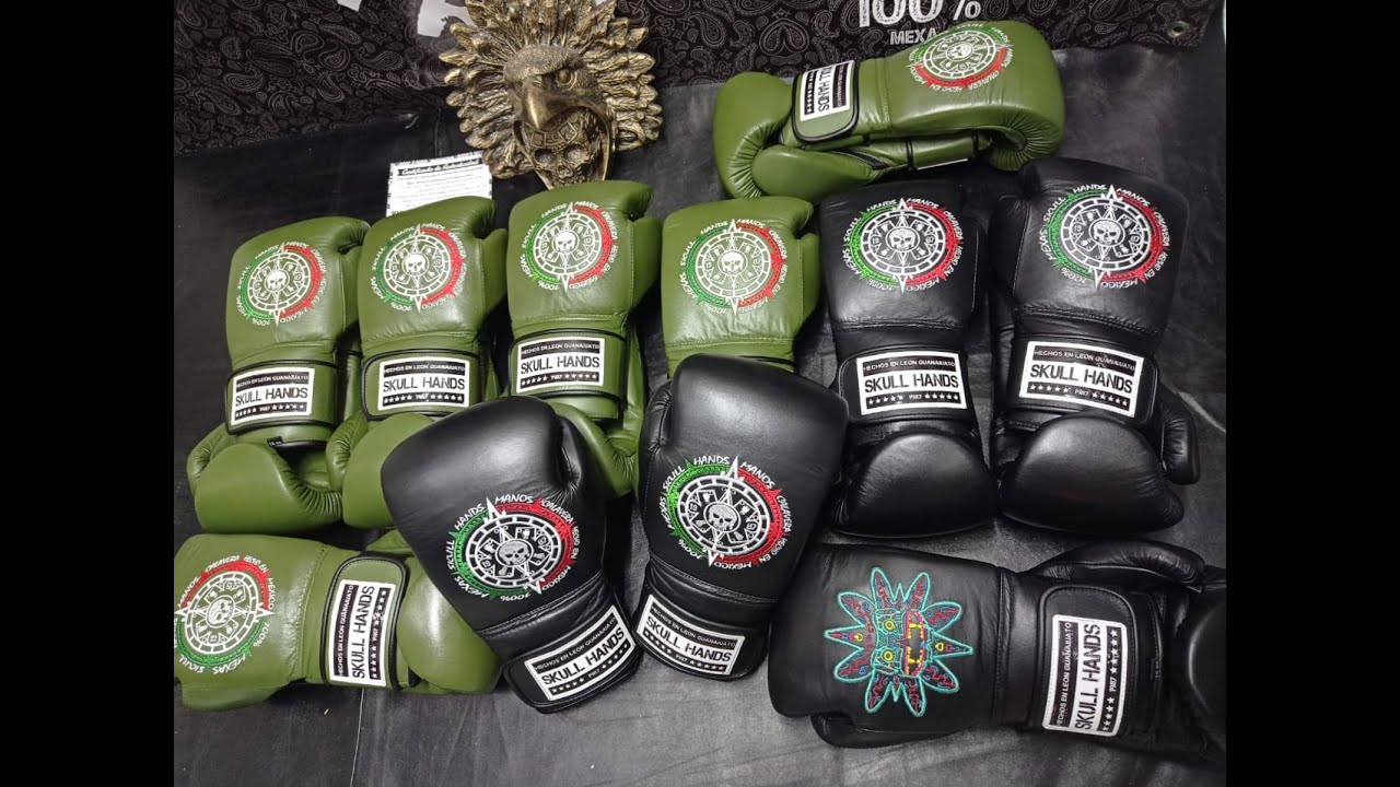 Review de Guantes de Boxeo Skull Hands Hechos en Leon Guanajuato Mexico, Cuero y artesanales