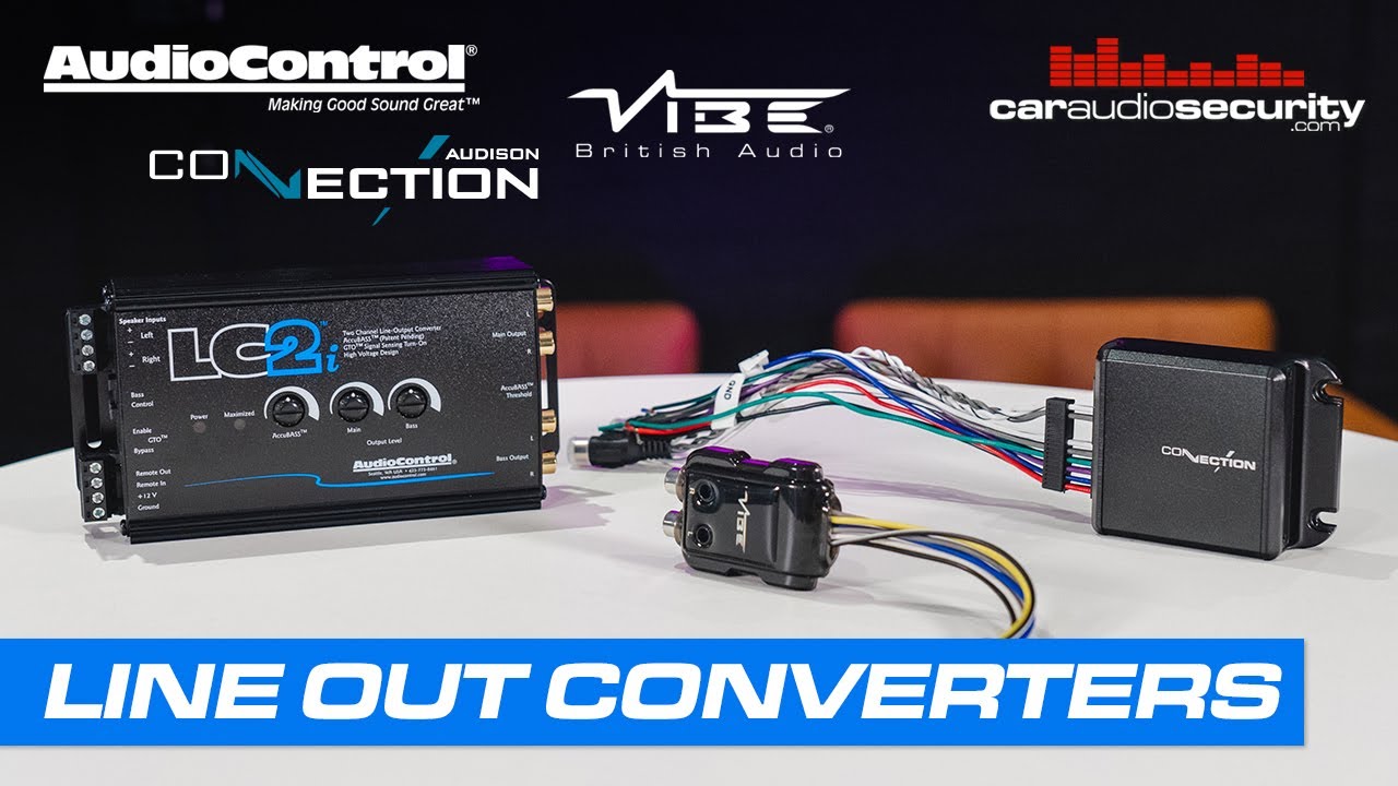 Преобразователи линейного выхода: AudioControl, Audison, VIBE | Автозвук и безопасность