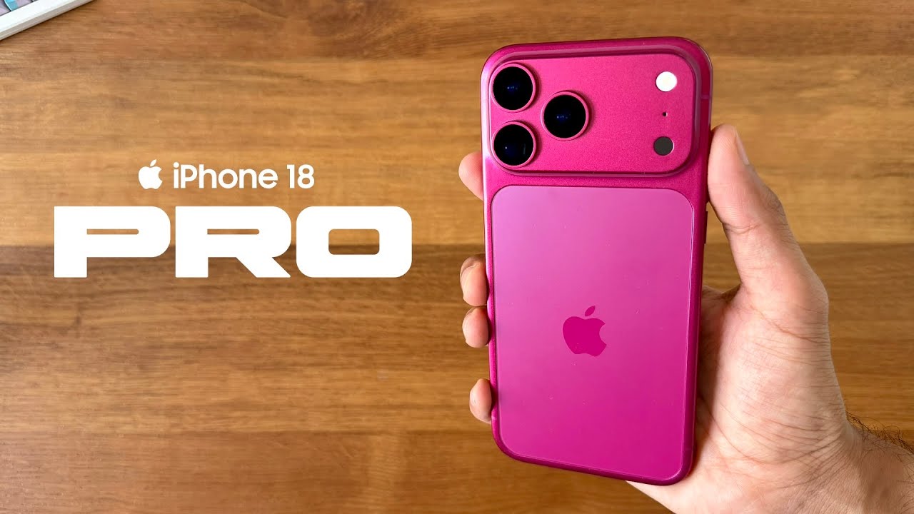 Обзор макета iPhone 18 Pro Max