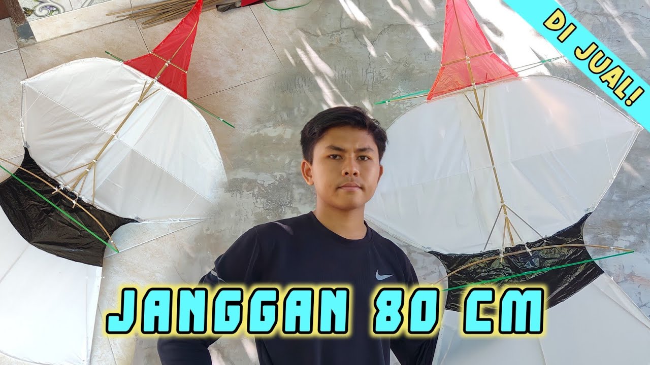 Vlog Bikin Layangan Janggan 80 cm - SEMOGA BISA MENGUDARA🪁