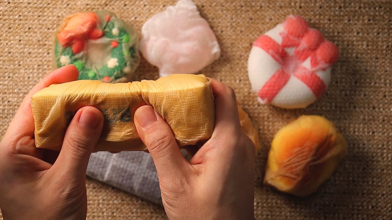 ASMR Satisfying Frozen Squishy Cracking