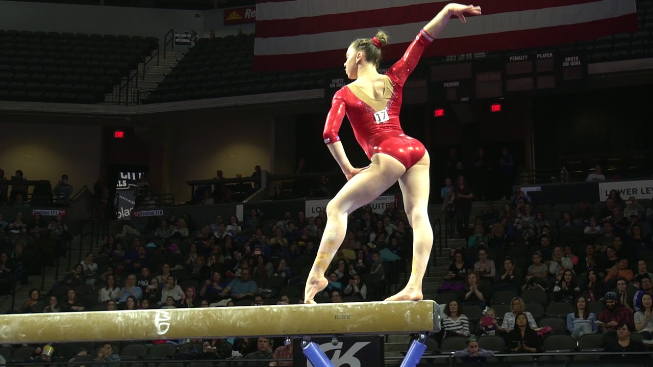 Maile O'Keefe (USA) - Balance Beam - 2018 American Cup