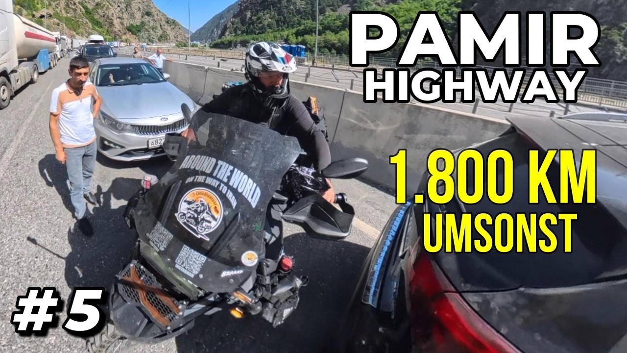 Pamir Highway Teil 5 An der Grenze gestoppt - mein Visum Drama und der lange Umweg.